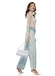 Bluza dama eleganta alba din dantela chantily premium elastica