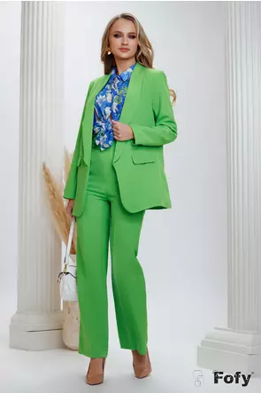 Bluza dama eleganta din voal fin imprimat in tonuri de albastru cu nod in talie