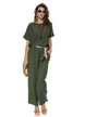 Bluza dama premium din vascoza racoroasa olive colier bohemian