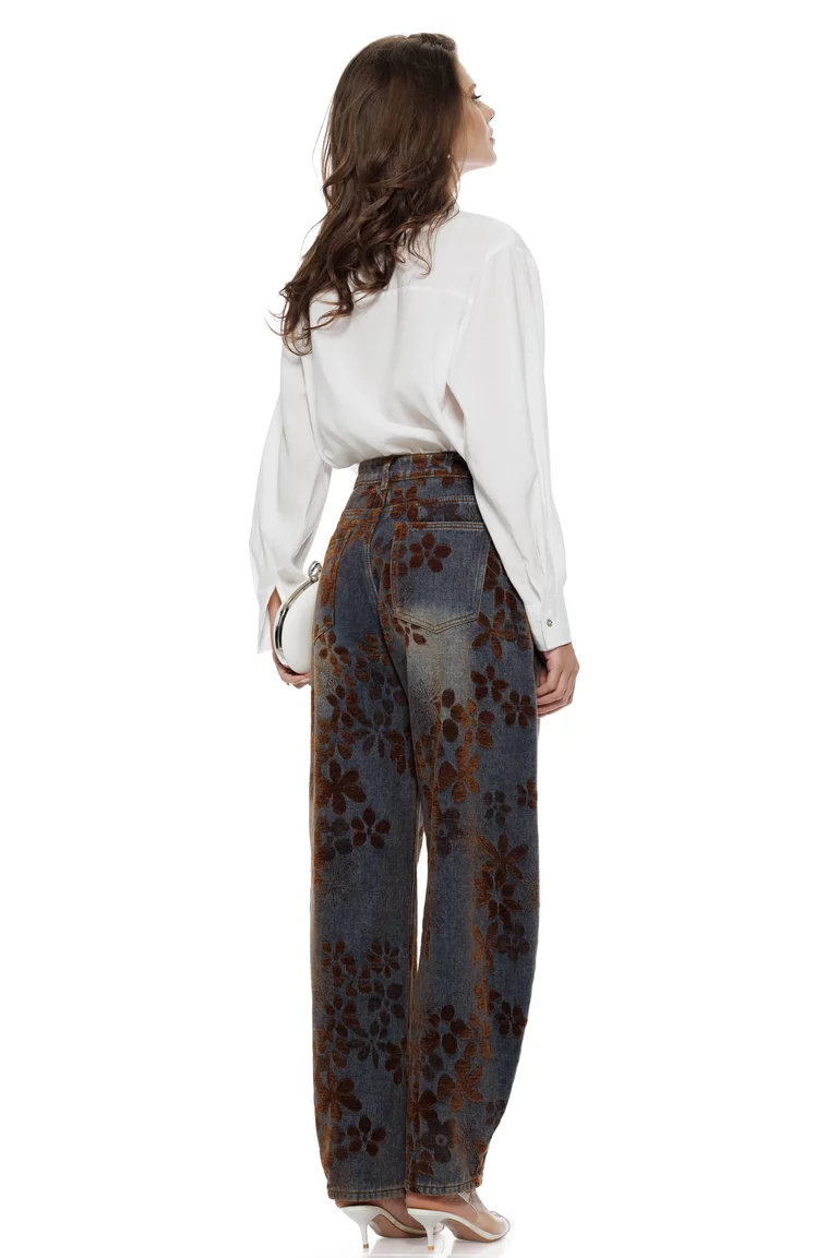 Camasa dama eleganta alba premium din modal cu doua gulere maxi picture - 3