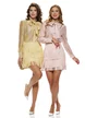 Camasa dama eleganta galben lemon juice din organza de tencel in degrade si funda maxi innodata