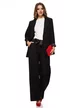 Compleu dama elegant negru sacou si pantalon detalii cu buline