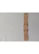Curea elastica premium cu doua frunze aurii de monstera