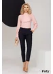 Pantalon dama office bleumarin talie medie