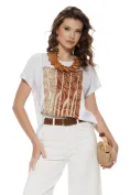 Blugi dama albi premium cu centura balloon fashion trend 2026 supersoft picture - 9