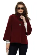Jacheta damă eleganta pruna cu croi retro nasturi maxi maneca clopot picture - 1