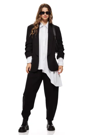 Sacou dama elegant office negru
