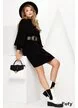 Rochie de dama tricotata neagra