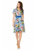 Rochie de vara Fofy stil camasa imprimeu Amalfi picture - 1