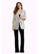 Sacou dama elegant de ocazie premium din paiete argintii picture - 3