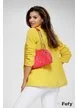 Sacou dama elegant galben intens
