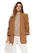 Sacou dama elegant office camel