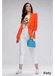 Sacou dama elegant orange intens