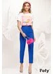 Tricou dama alb cu imprimeu flamingo