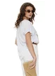 Tricou dama din bumbac premium pelicula aurie imprimeu cactus safari summer 2026