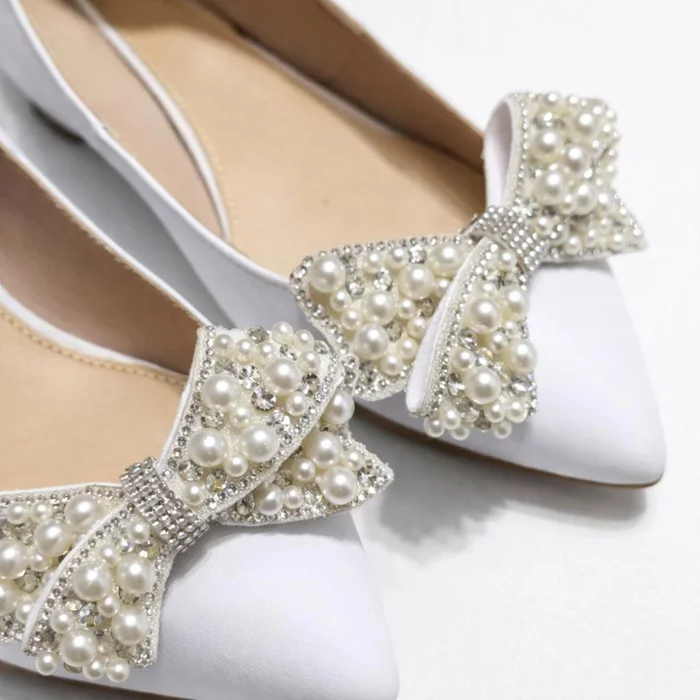 Balerini Piele Naturala Albi cu accesorii detasabile Fiamma picture - 3