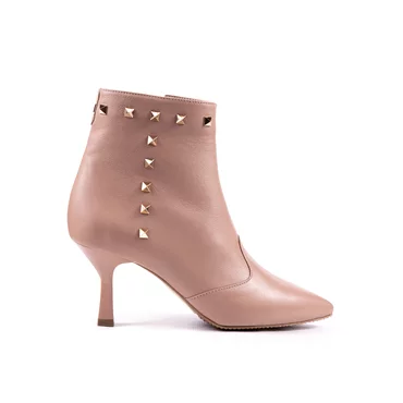 Botine Piele Naturala bej Ivy