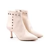 Botine Piele Naturala box crem Ivy picture - 2