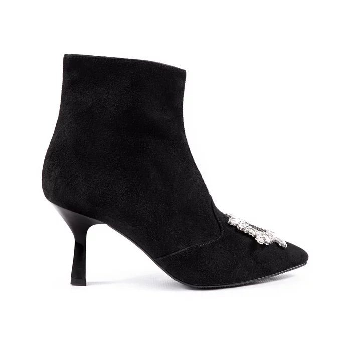 Botine Piele Naturala neagra Star picture - 2