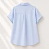Camasa dama blue pastel croiala lejera marime universala picture - 4