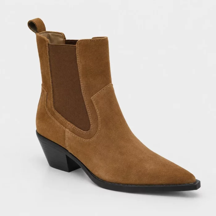 Ciocate dama Piele Naturala Camel Helen picture - 3