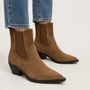 Ciocate dama Piele Naturala Camel Helen picture - 4