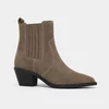 Ciocate dama Piele Naturala Taupe velur Nora picture - 1