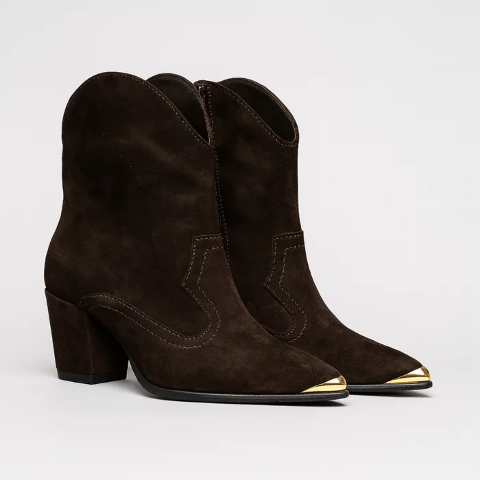 Ciocate dama Piele Naturala velur Maro Martina picture - 4