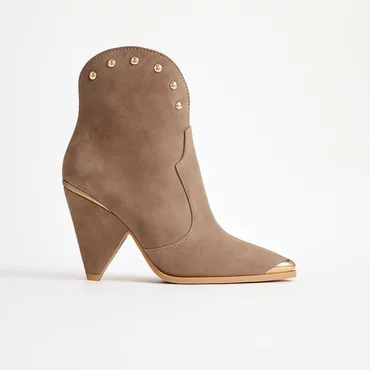 Ciocate Piele Naturala Capucino cu accesorii aurii Light