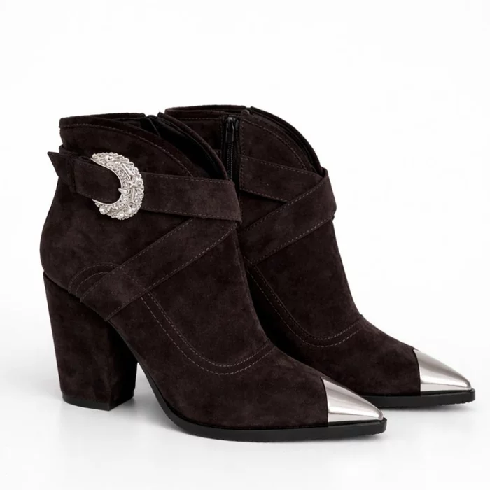 Ciocate Piele Naturala Maro Western Chocolate picture - 3