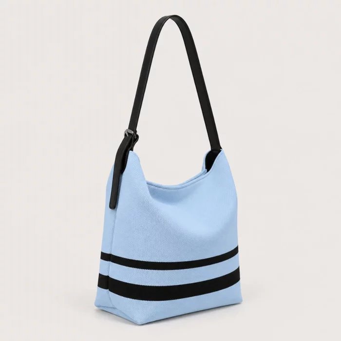 Geanta dama de vara din Textil Blue Marina picture - 4