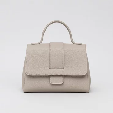 Geanta dama din Piele Naturala Bej Adelle Mc