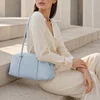 Geantă dama din Piele Naturală Bizonată Blue Polina picture - 1