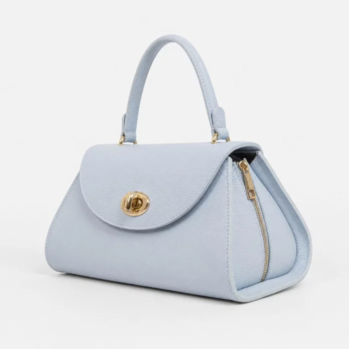 Geanta dama din Piele Naturala Blue Gia picture - 3
