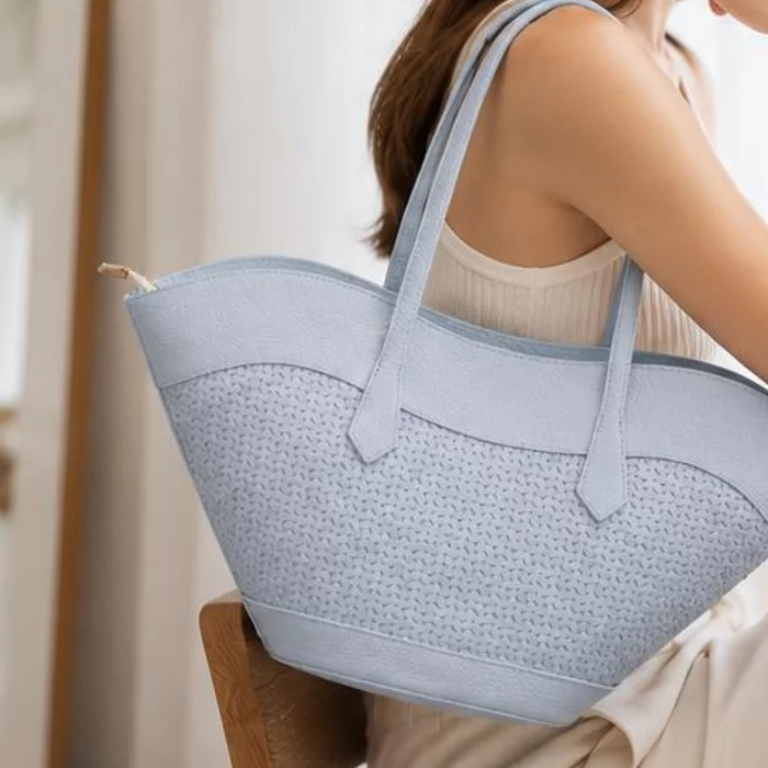 Geanta dama din Piele Naturala Blue Riviera picture - 5