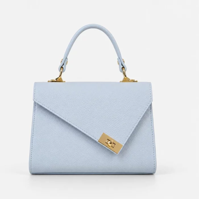 Geanta dama din Piele Naturala Blue Sanda picture - 2