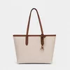 Geanta dama din Piele Naturala Crem cu Camel Aurelia picture - 1