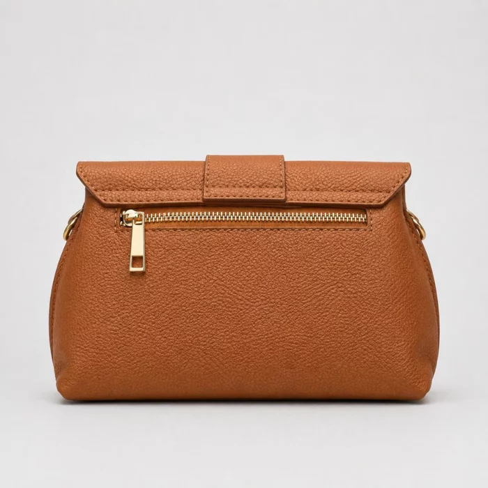 Geanta dama din Piele Naturala Maro Camel Bianca picture - 4