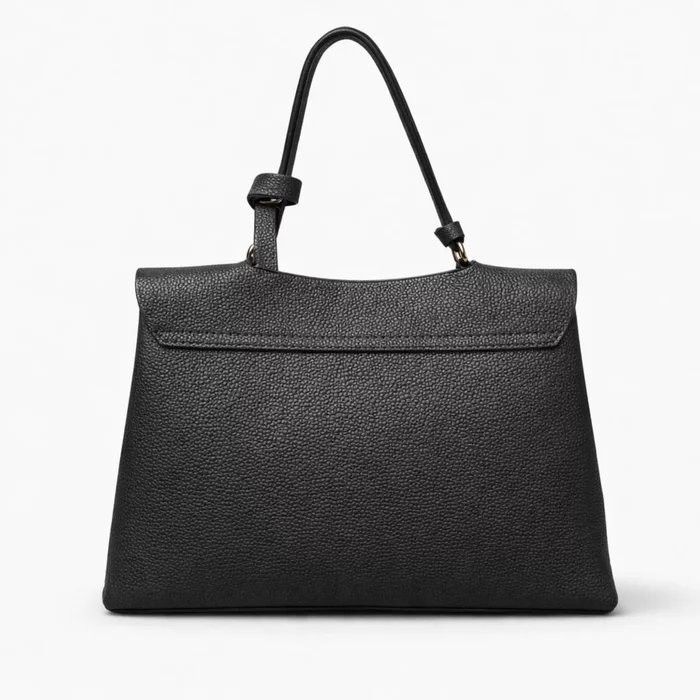 Geanta dama din Piele Naturala Neagra Milano picture - 3