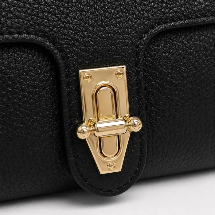 Geanta dama din Piele Naturala Neagra Minimal picture - 4