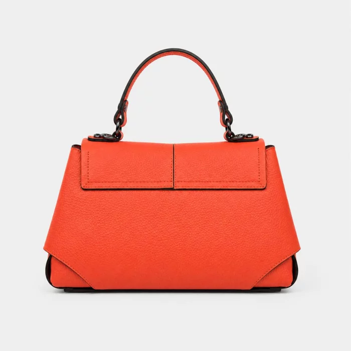 Geanta dama din Piele Naturala Orange Paola picture - 4