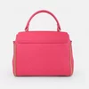 Geanta dama din Piele Naturala Roz flamingo Sara picture - 5
