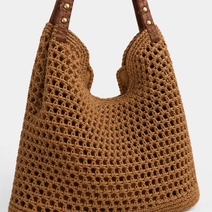 Geanta dama din Textil Caramel Toscana picture - 3