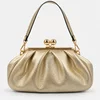Geanta dama eleganta din Piele Naturala Aurie Monaco picture - 3
