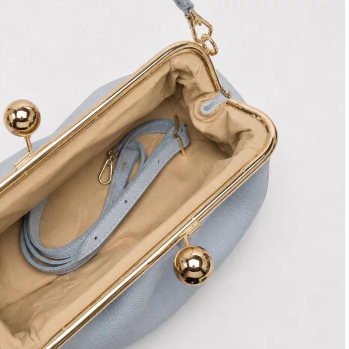 Geanta dama eleganta din Piele Naturala Blue Monaco picture - 4