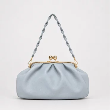Geanta dama eleganta din Piele Naturala Blue Monaco