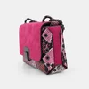 Geanta dama mini din Piele Naturala Fuxia cu print snake Vita picture - 4