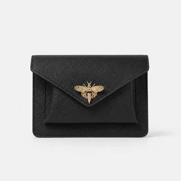 Geanta dama mini din Piele Naturala Neagra Bellagio