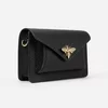Geanta dama mini din Piele Naturala Neagra Bellagio picture - 4