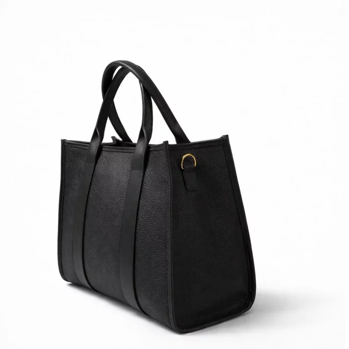 Geanta dama Piele Naturala bizon Negru Icon picture - 3